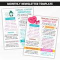 email newsletter template